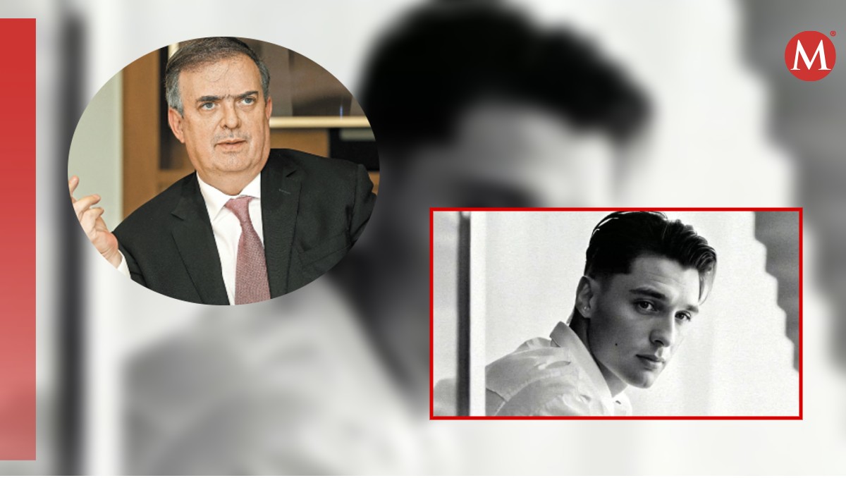 Marcelo Ebrard asegura que Peso Pluma se inspiró en él para su nuevo corte de pelo.