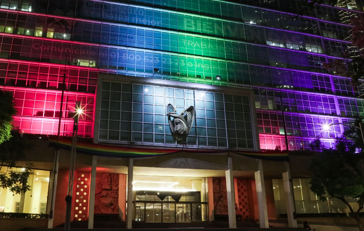 Sede del IMSS en Paseo de la Reforma (Foto: Blanca Veladez)