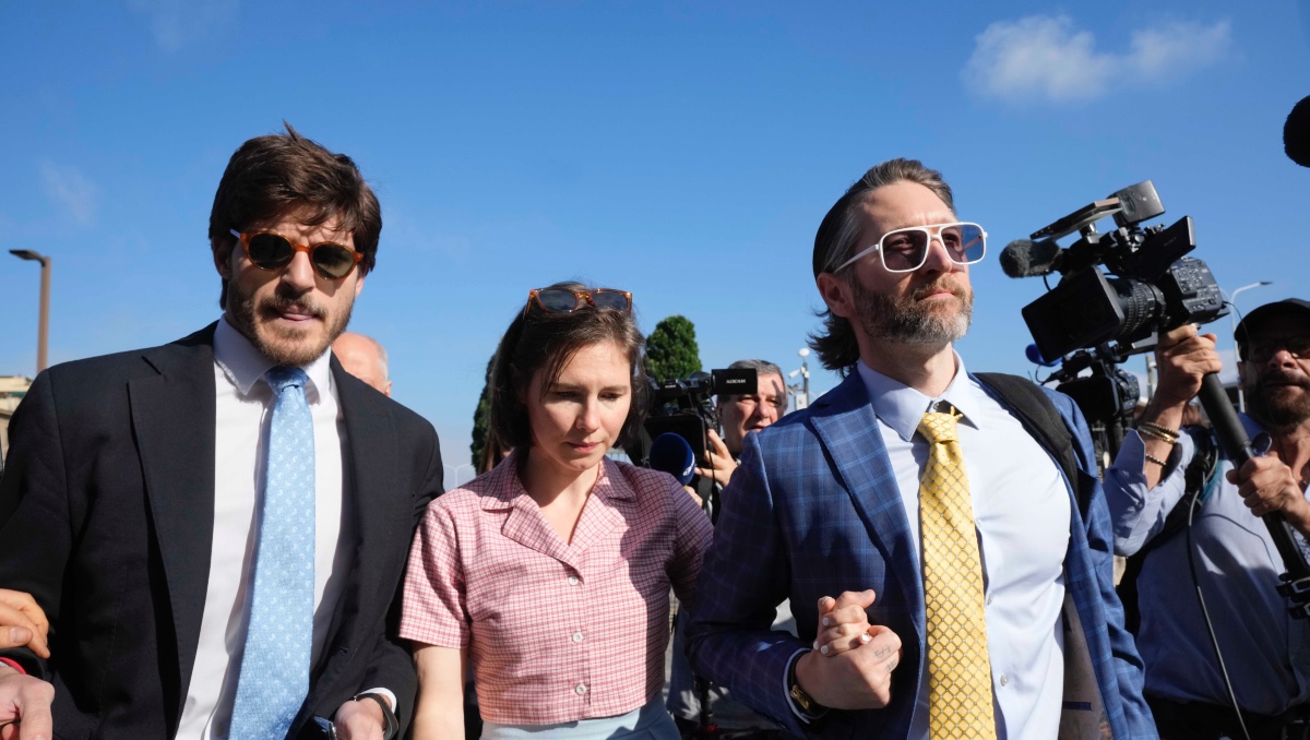 Amanda Knox  llega a un tribunal en Florencia, Italia | AP