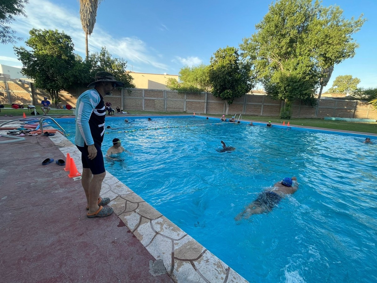 Clases de natación.