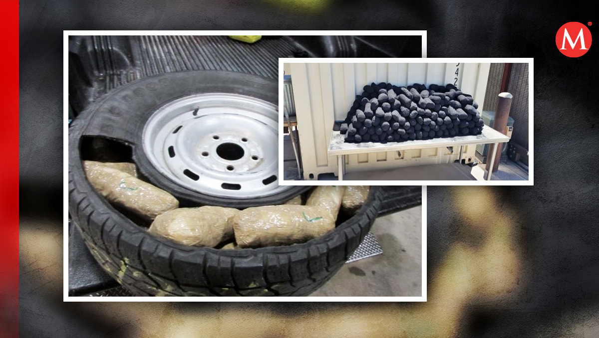 La droga estaba escondida en paquetes de carbón (Diseño: Milenio)