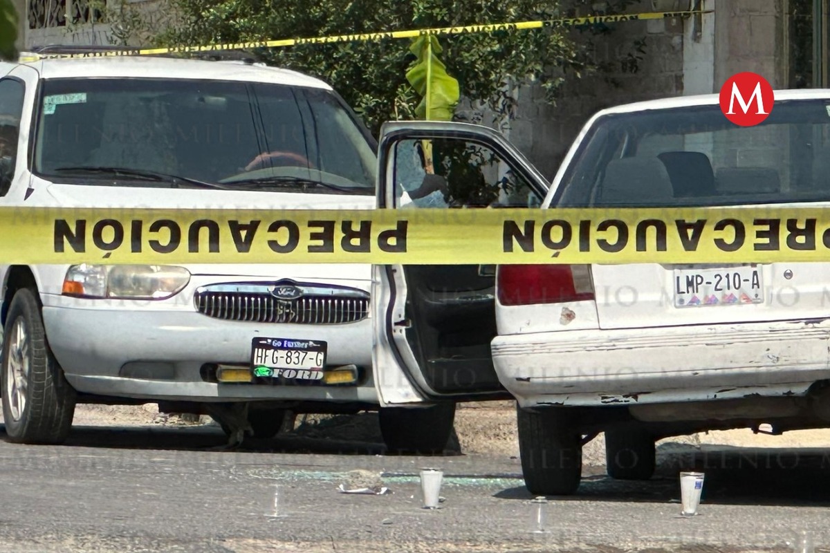 Resguardan zona donde encontraron el vehículo del taxista. Foto: (Especial)