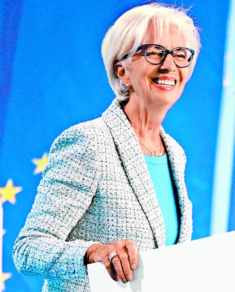 Christine Lagarde fue prudente al guardar silencio sobre las próximas medidas. AFP
