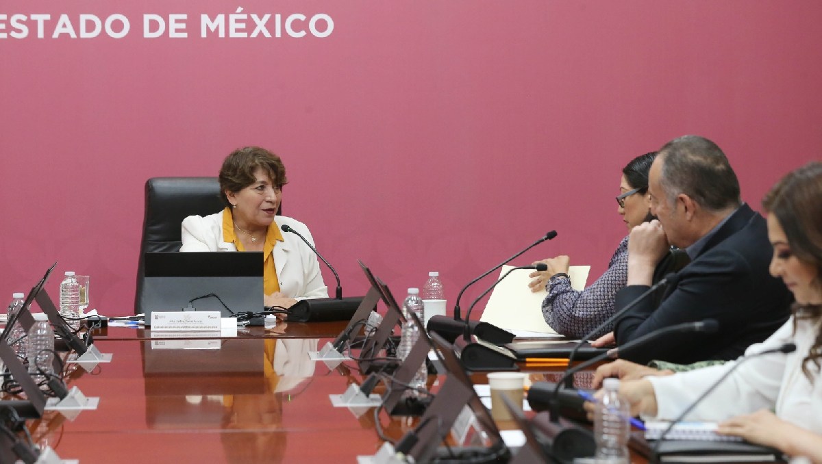 Delfina Gómez anuncia reducción en delitos de feminicidio y secuestro. Foto: (Especial)
