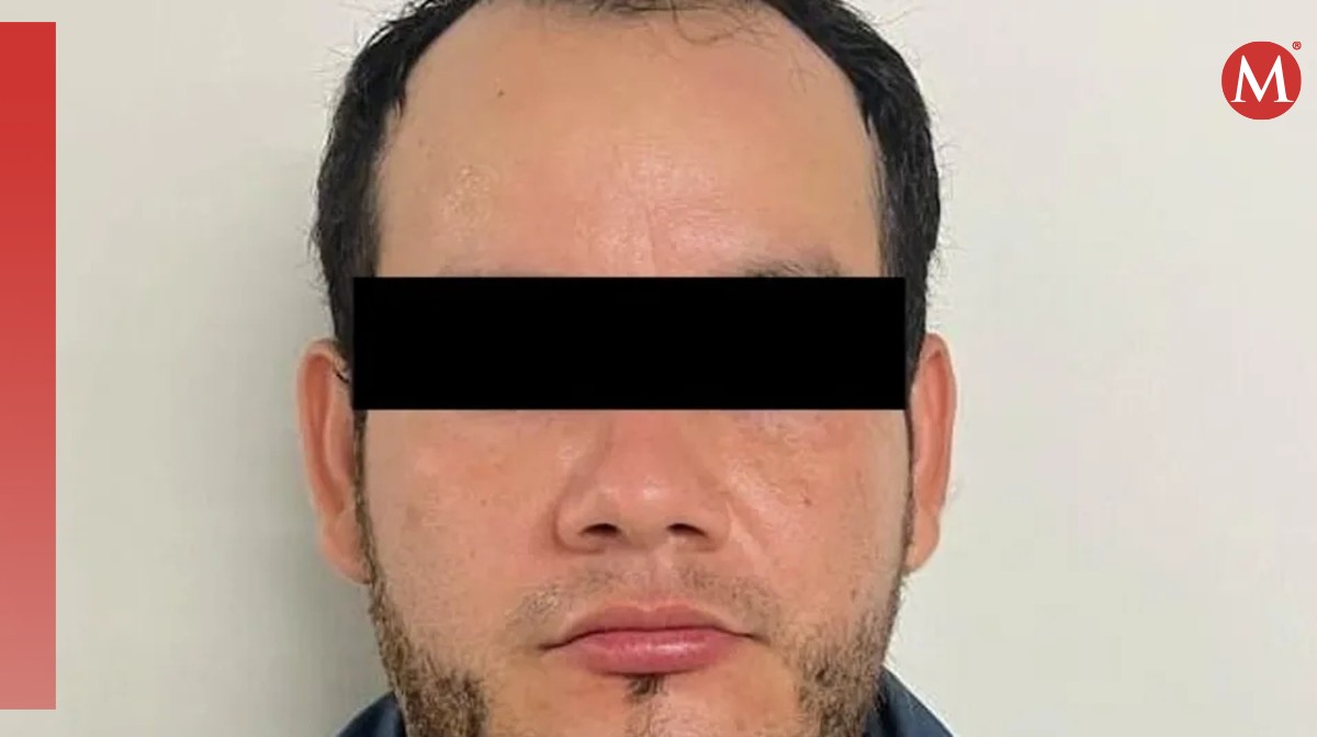 Hombre detenido en Zuazua. Foto: Especial