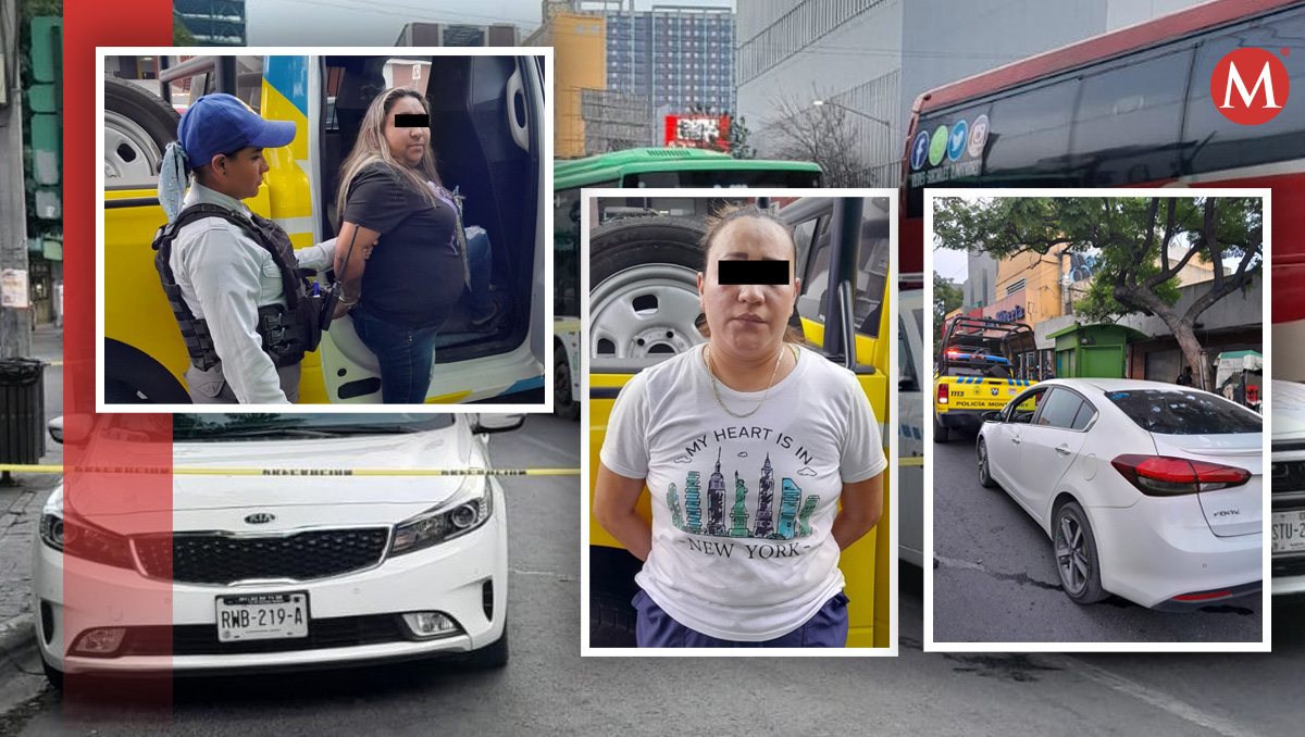 Mujeres detenidas en Monterrey. Foto: Especial