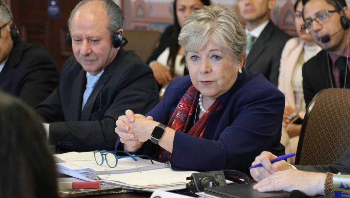 La canciller mexicana busca consolidar la atracción de inversiones desde Estados Unidos hacia el magno proyecto. | @aliciabarcena