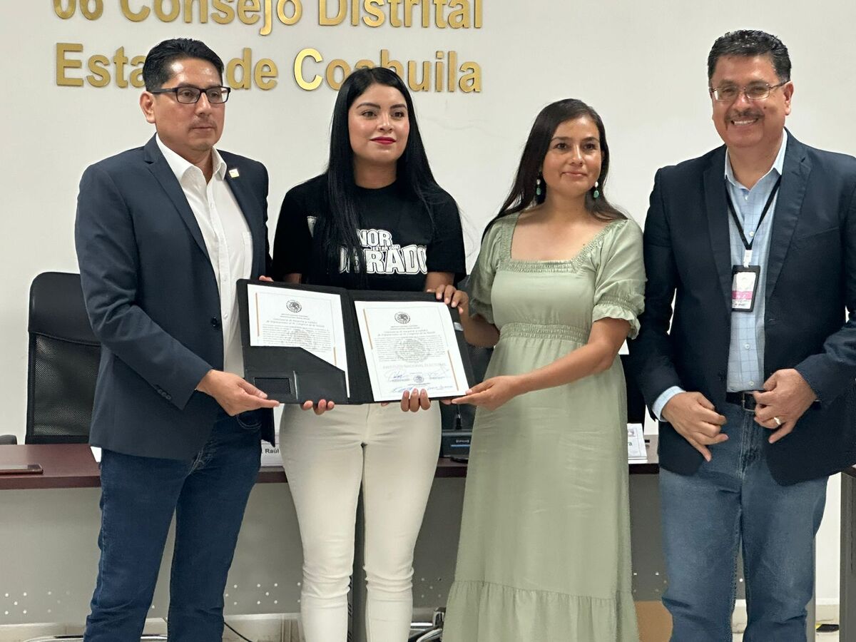 Entregan constancia de mayoría a diputados federales electos por Torreón. Roberto Amya
