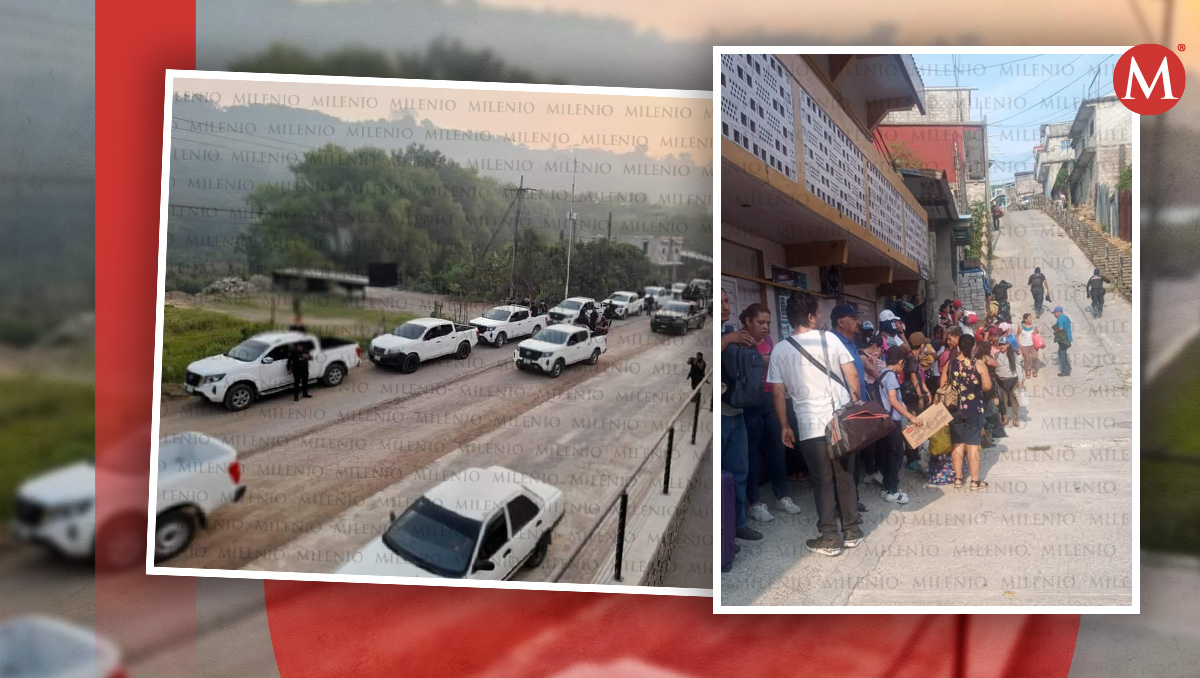 Habitantes de Tila, Chiapas, fueron desalojados con bolsas de ropa y algunas partencias. | Especial