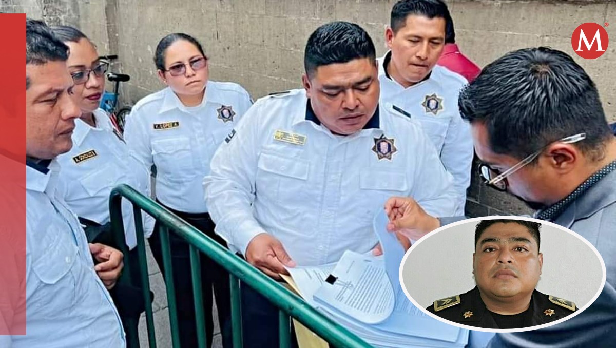 José Grajales Chab, uno de los representantes de los 900 policías manifestantes. (Foto: Especial)