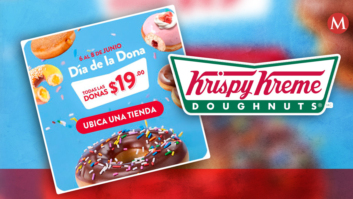 Krispy Kreme está regalando donas en sus sus cursales