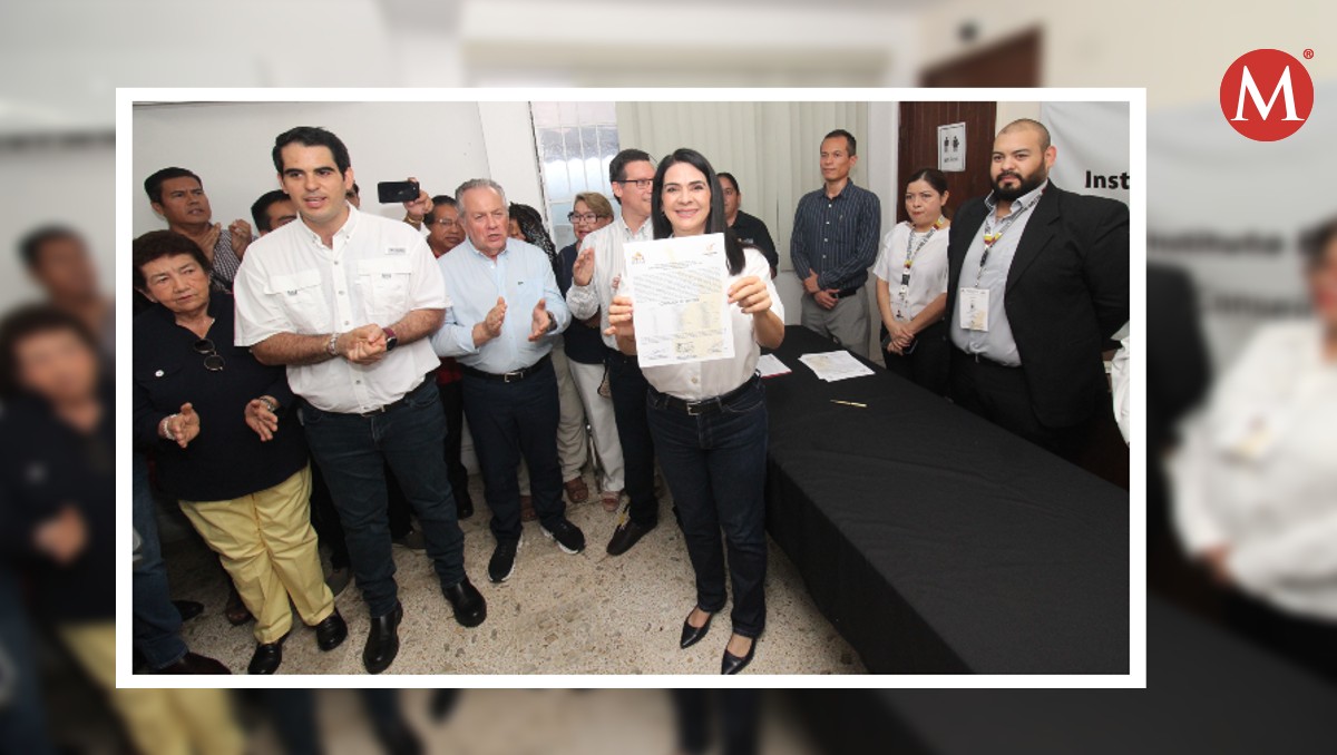 Mónica Villarreal recibe constancia de mayoría en Tampico. (Yazmín Sánchez)