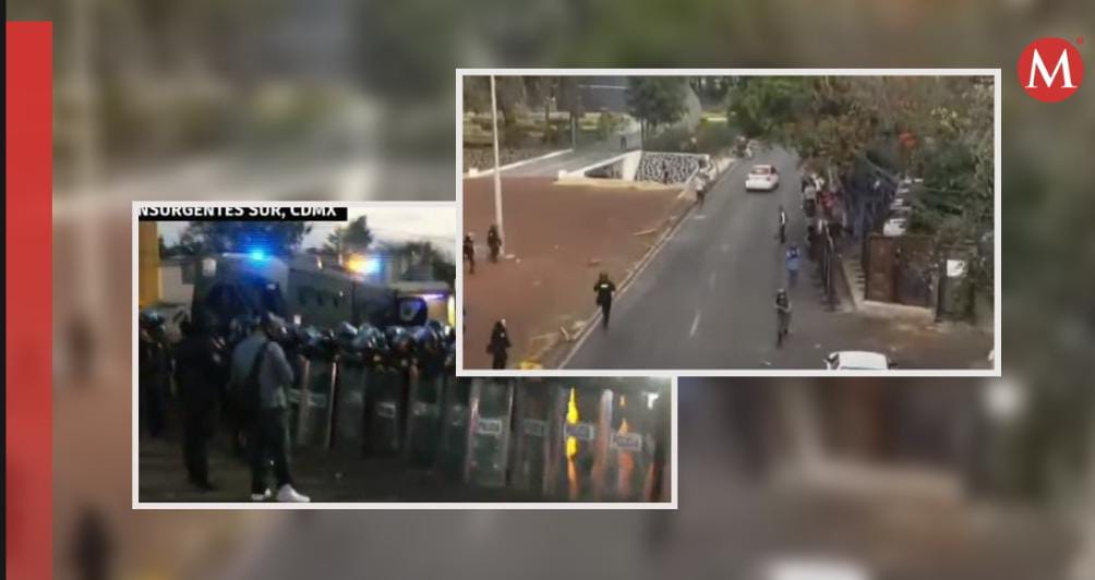 Taxista arrolla a policías tras enfrentamiento.