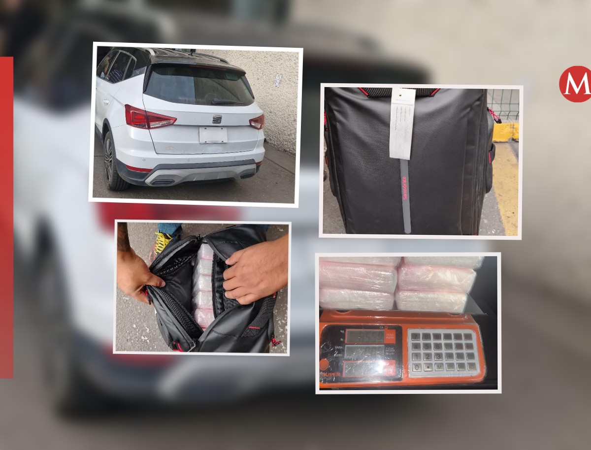 Transportaban presuntamente entre sus pertenencias 21.3 kilogramos de cocaína (Diseño: Hernán Cortés)