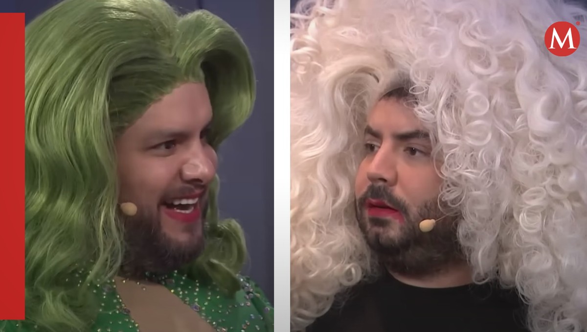 Paul Stanley y José Eduardo derbez como drag queens | Capturas