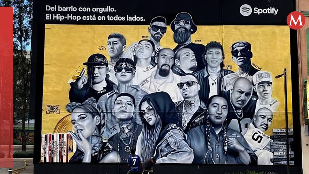 Mural conmemorativo por los 50 años del Hip-hop en México