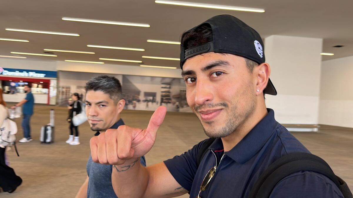 Omar Govea llegó a Guadalajara. (Alberto Ávalos)
