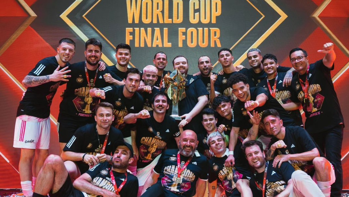 Porcinos FC de Ibai, el primer campeón de la Kings World Cup (Instagram @kingsleague)