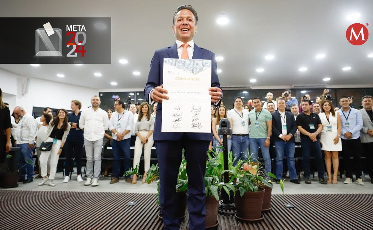 Recibe Pablo Lemus Constancia de Mayoria de Votos en elección a gubernatura de Jalisco (Cortesía)