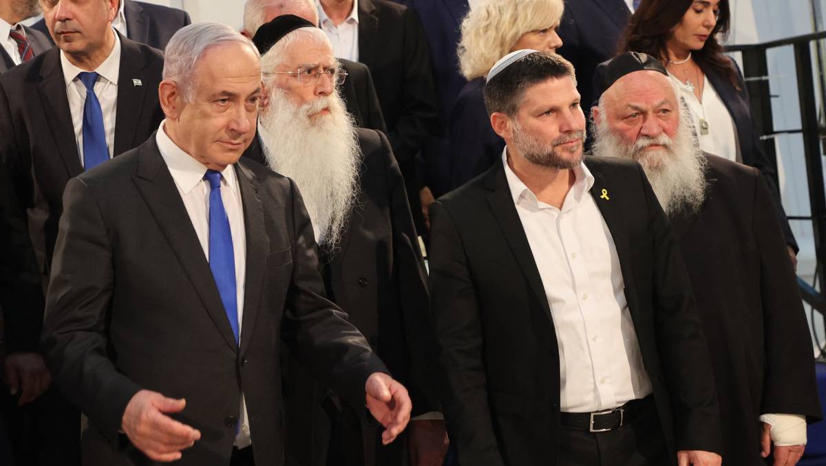 Bezalel Smotrich es también colono y propone eliminar a Palestina. | AFP