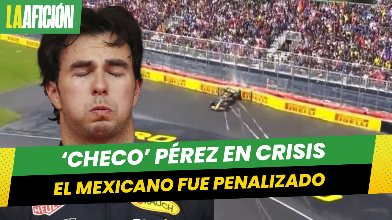 'Checo' Pérez será penalizado con tres puestos en parrilla del GP de España