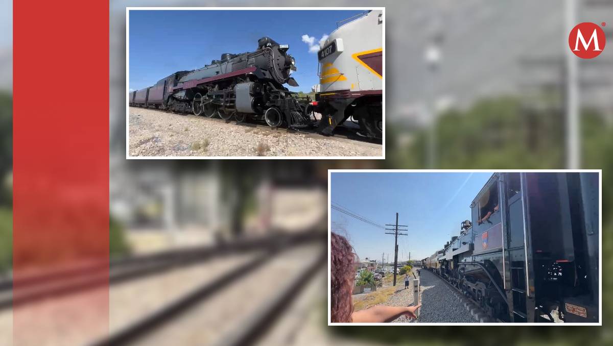 Locomotora La Emperatriz pasa por Coahuila. l Especial