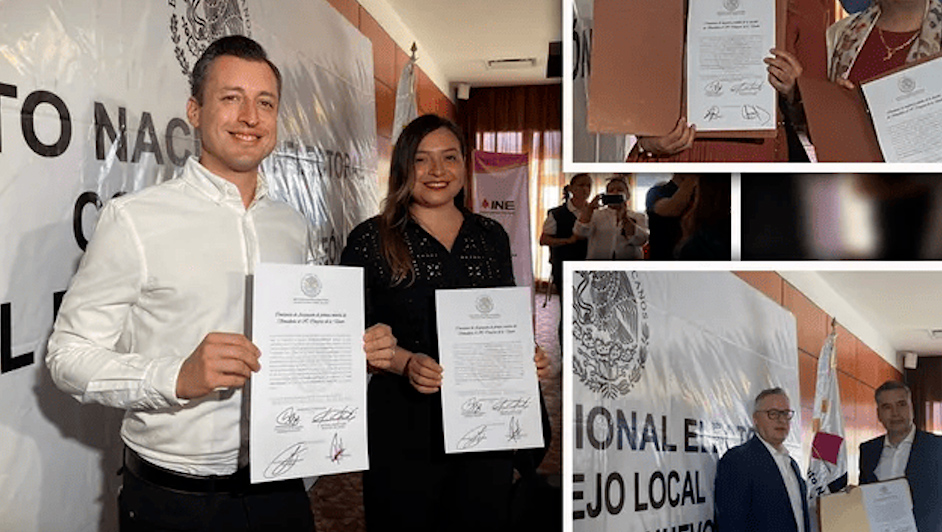 Luis Donaldo Colosio Riojas obtiene constancia como senador por INENL