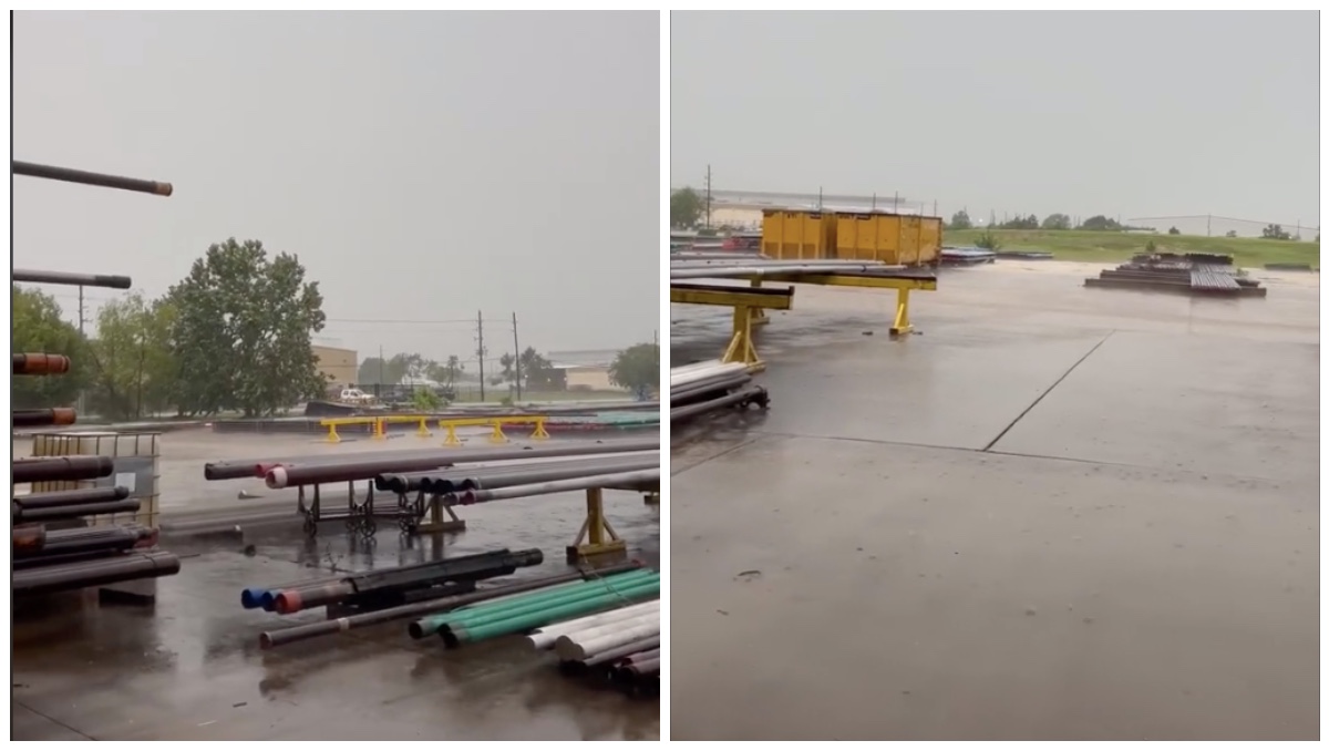 Mandan buena vibra desde Houston para que llueva en Tampico. (@rayperezponce)