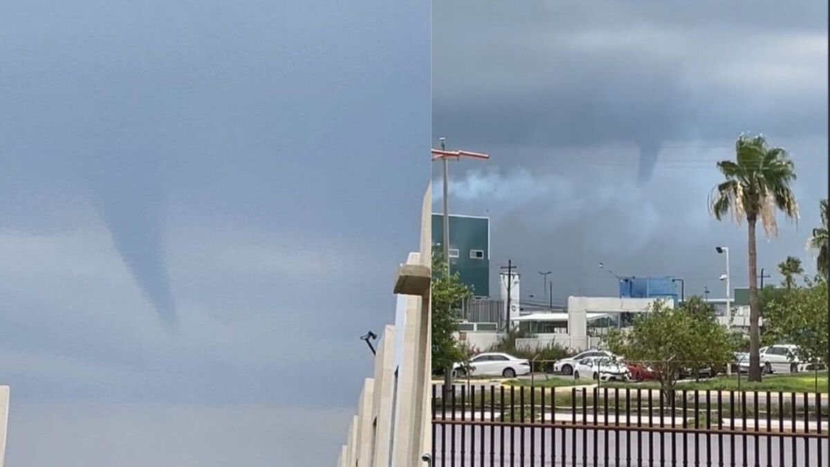 El presunto tornado fue visto principalmente desde Pesquería, Zuazua y Apodaca. Foto: Especial