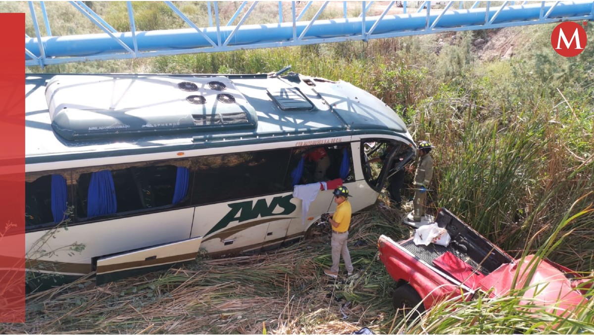 Accidente en Sinaloa: autobús y camioneta colisionan en la carretera México 15 | Especial