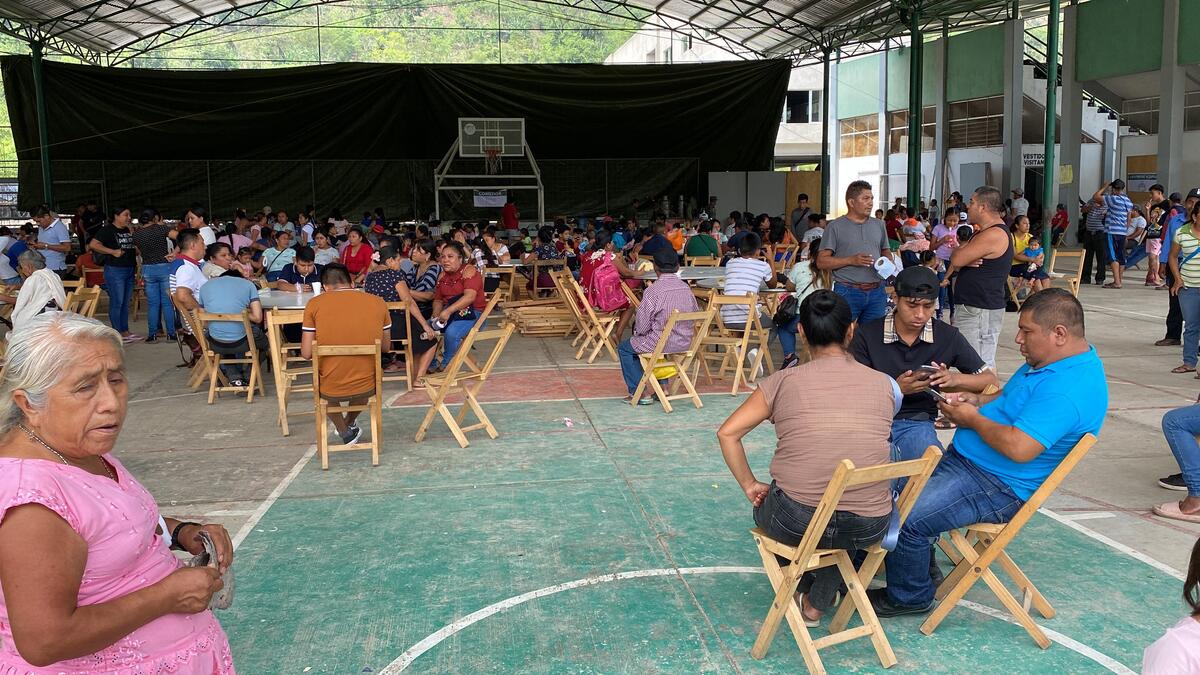 Los afectados por la violencia en Tila realizaron una asamblea masiva para determinar qué camino seguir ante la situación. | Especial