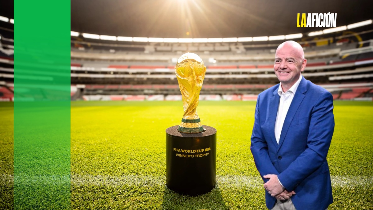 Gianni Infantino resalta el momento histórico que vivirá el Estadio Azteca en el Mundial 2026 (X: @fifamedia)