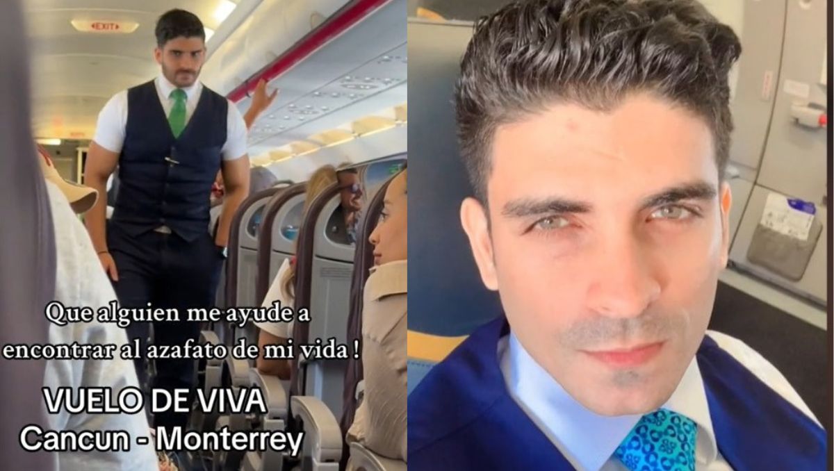 Mujer busca a sobrecargo del que se enamoró en vuelo a Monterrey. Foto: Especial