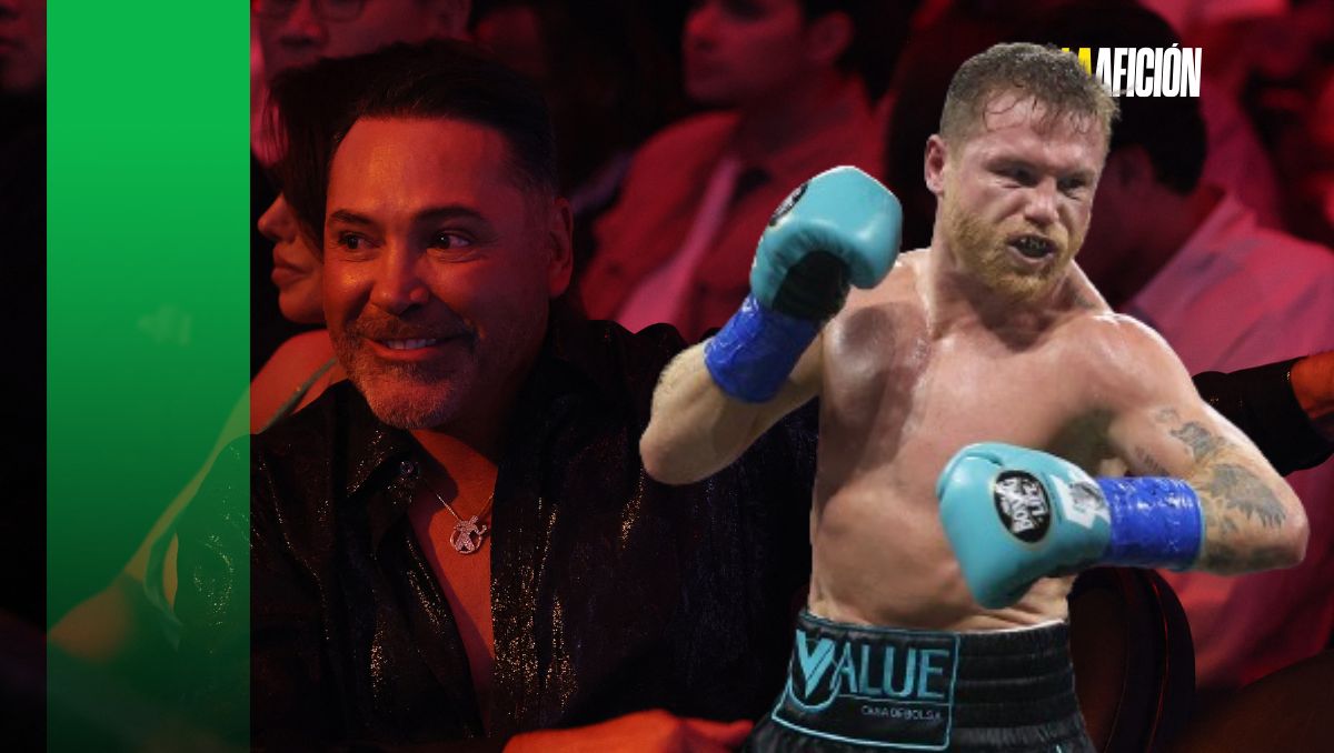 Óscar de la Hoya manda mensaje al Canelo Álvarez (AFP)