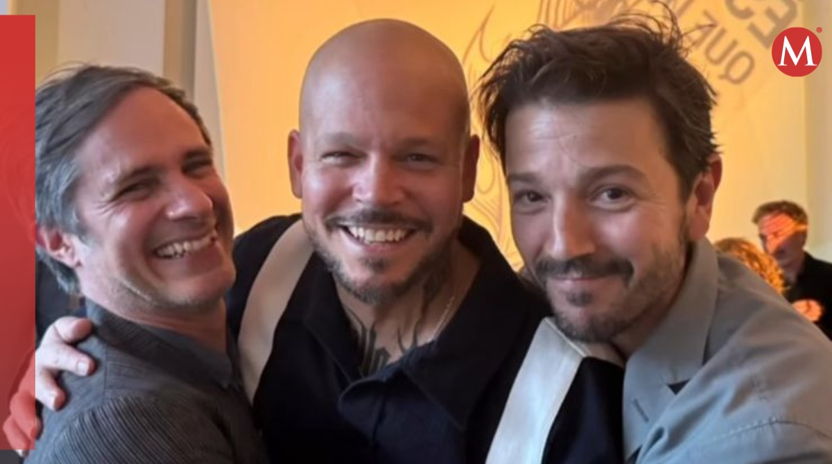 Residente comparte tierna foto junto a Diego Luna y Gael García