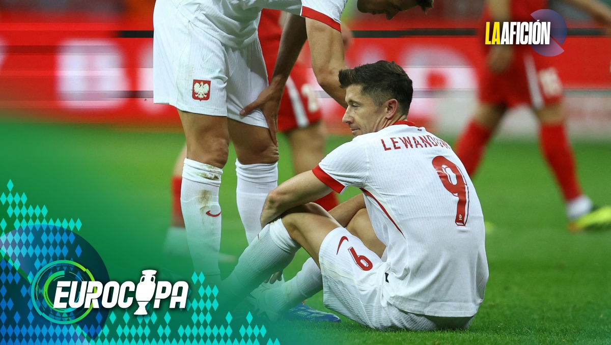 Robert Lewandowski se perderá el debut de Polonia en la Eurocopa 2024 por lesión (AFP)