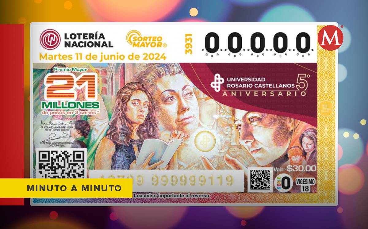 Sorteo Mayor conmemora el quinto aniversario de la Universidad Rosario Castellanos | MILENIO
