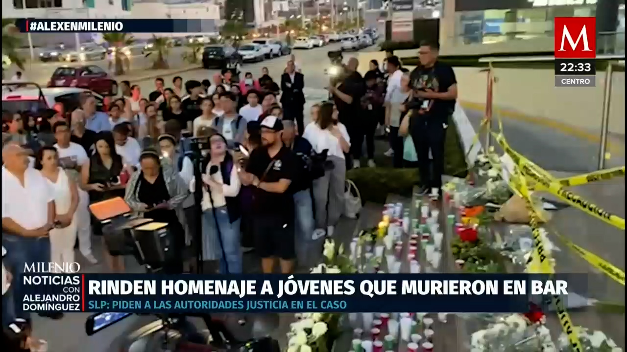 Último adiós a jóvenes víctimas de colapso en Bar Rich, San Luis Potosí