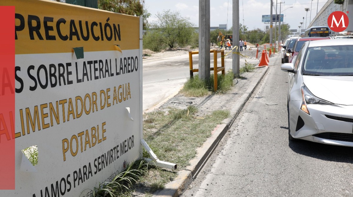 Cierre en la Carretera a Laredo. Foto: Especial