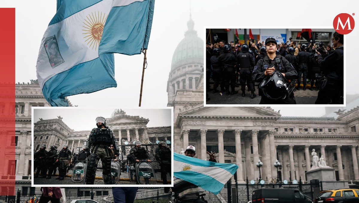 Al grito de "viva la libertad", el gobierno argentino ha reprimido manifestaciones. | EFE
