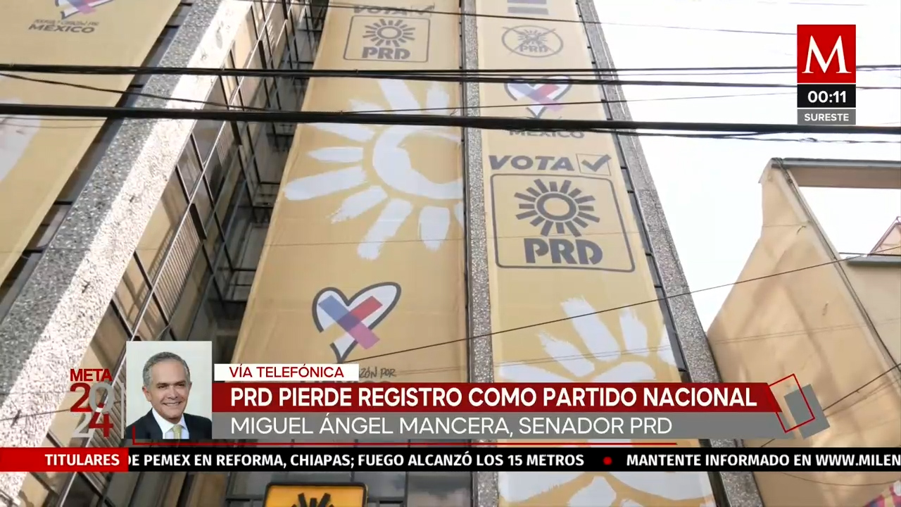 Miguel Ángel Mancera, senador del PRD, analiza el futuro de los militantes del partido