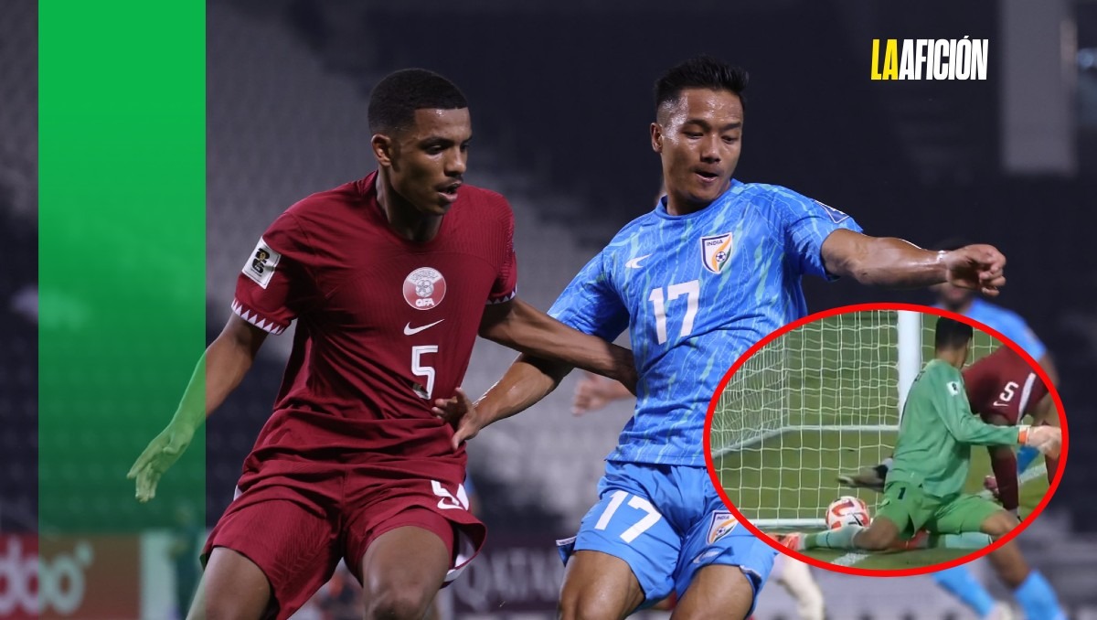 Qatar queda como cabeza del grupo A rumbo a la clasificación por el Mundial 2026 (X @IndianFootball / Especial)