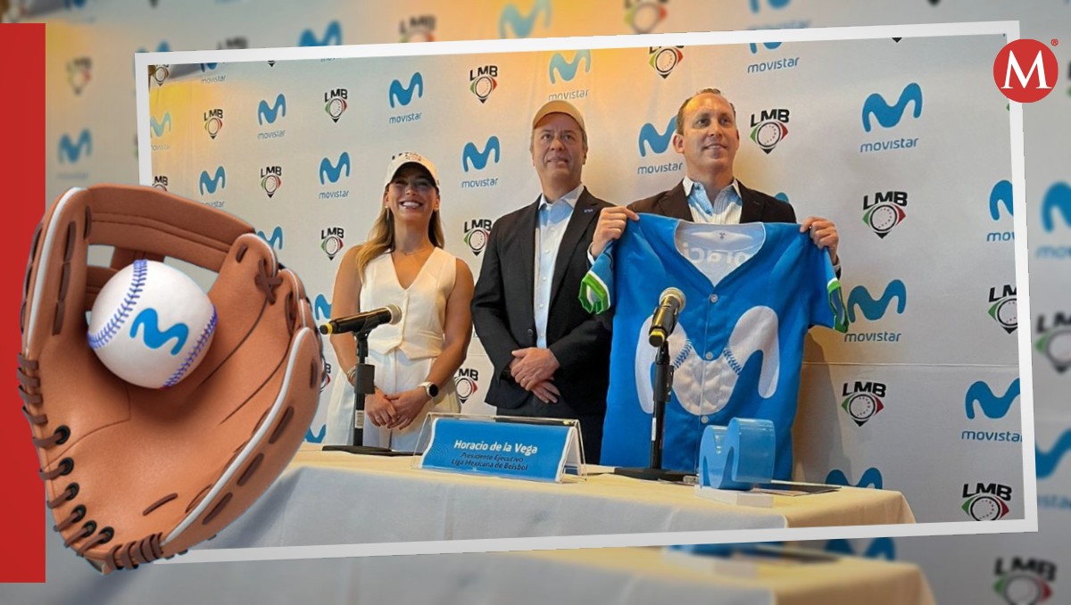 El CEO de Telefónica Movistar México, Camilo Aya, y el presidente ejecutivo de la LMB, Horacio de la Vega Flores. | Especial