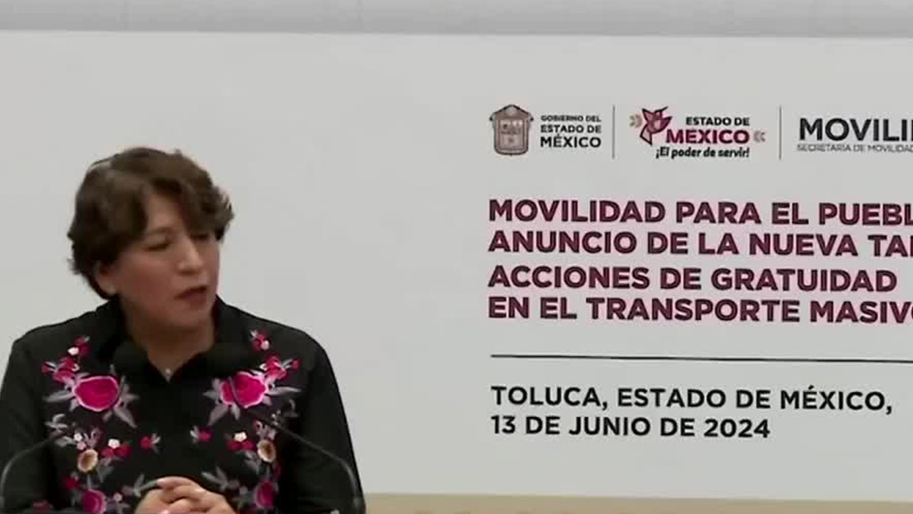 Delfina Gómez anuncia que el transporte público del Edomex será gratuito para adultos mayores