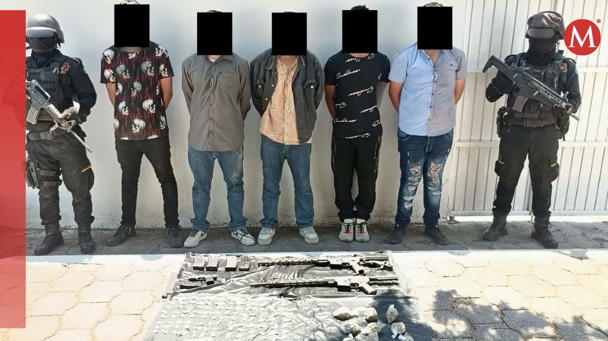 Detenidos en Galeana. Foto: Especial