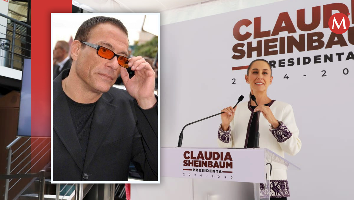 Jean-Claude Van Damme felicita a Sheinbaum por triunfo en elección presidencial.