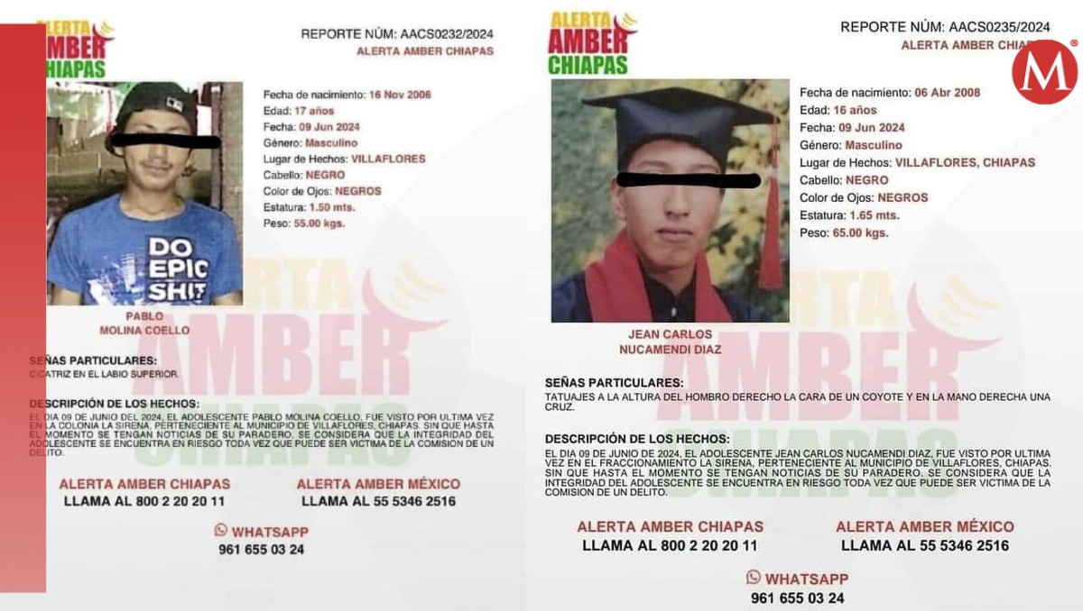 Los menores habían sido reportados como desparecidos por sus familias. | Especial