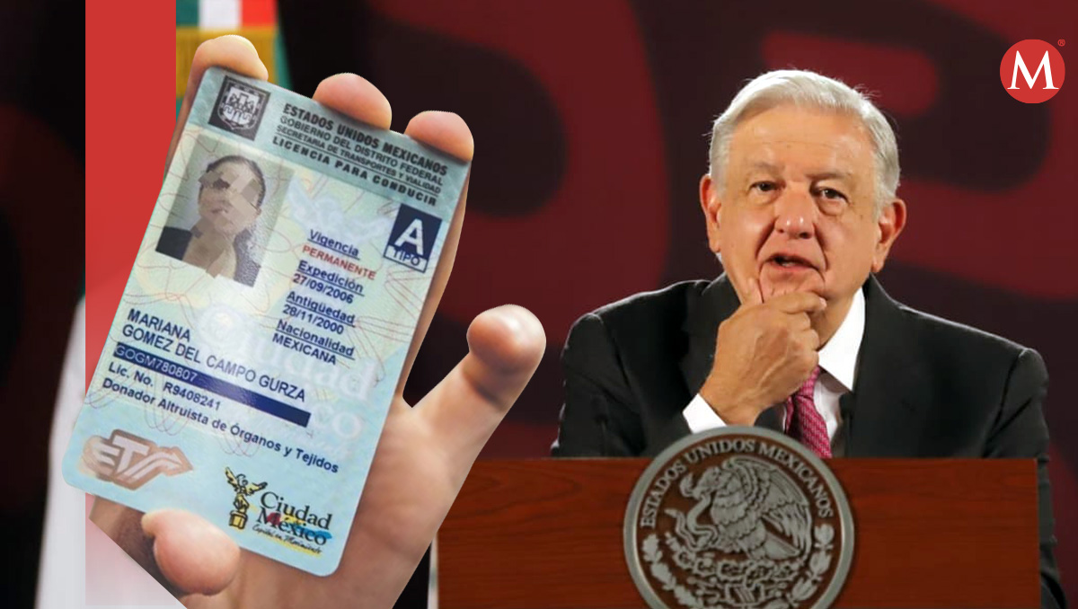 El presidente López Obrador abrió la puerta a la licencia permanente. (Especial)