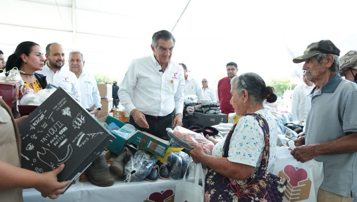 Tianguis del Bienestar en Tamaulipas. (Cortesía)