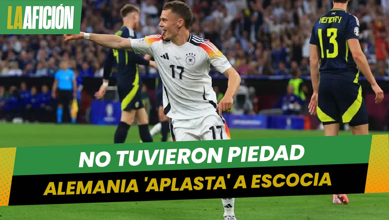 Alemania aplastó a Escocia, quiere la Eurocopa
